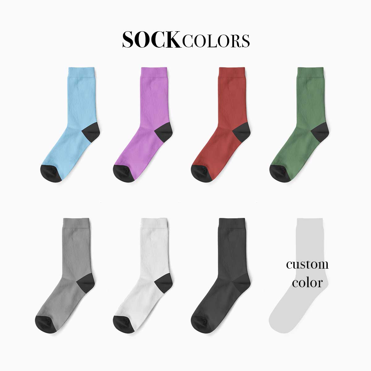 Custom Cat Face Socks